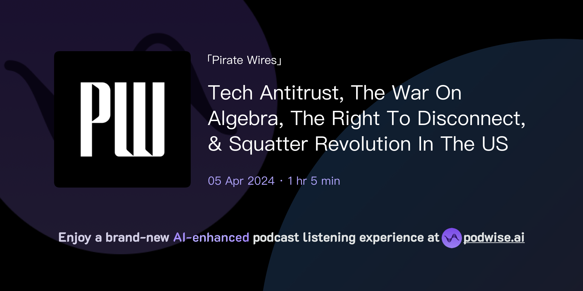 Tech antitrust the war on algebra the right to disconnect squatter