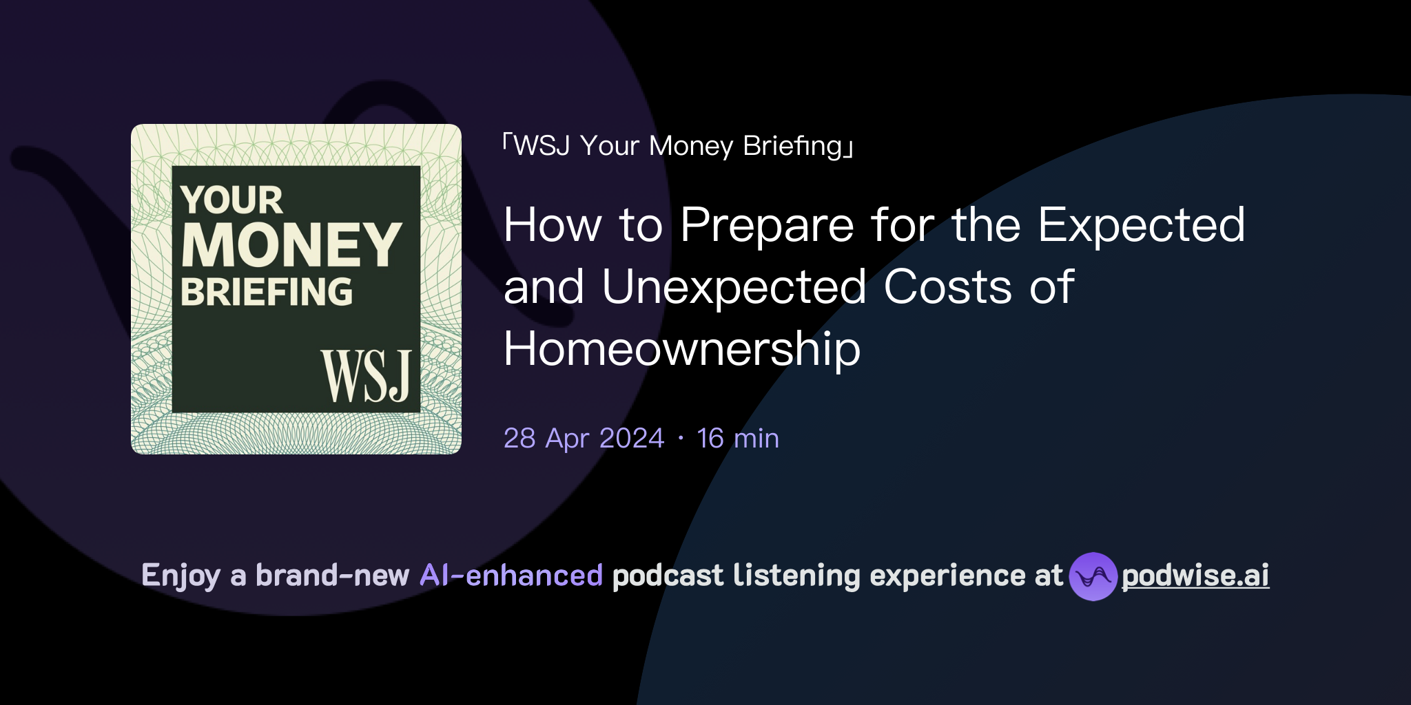 How to Prepare for the Expected and Unexpected Costs of Homeownership