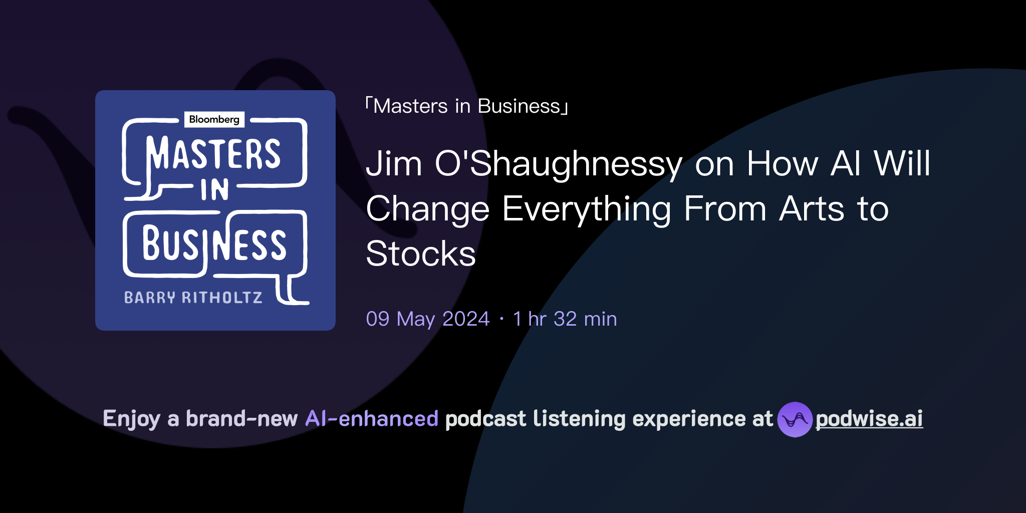 Jim O'Shaughnessy on How AI Will Change Everything From Arts to Stocks ...