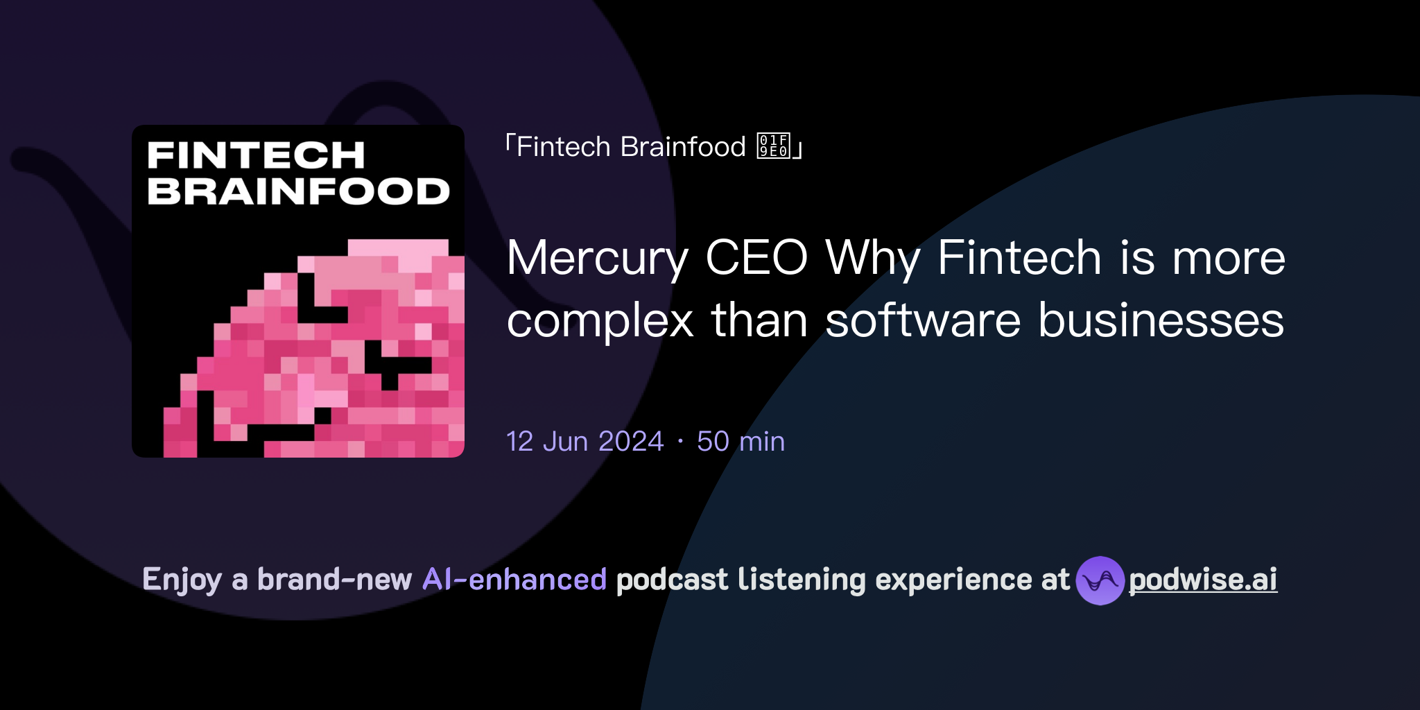 Mercury ceo why fintech is more complex than software businesses