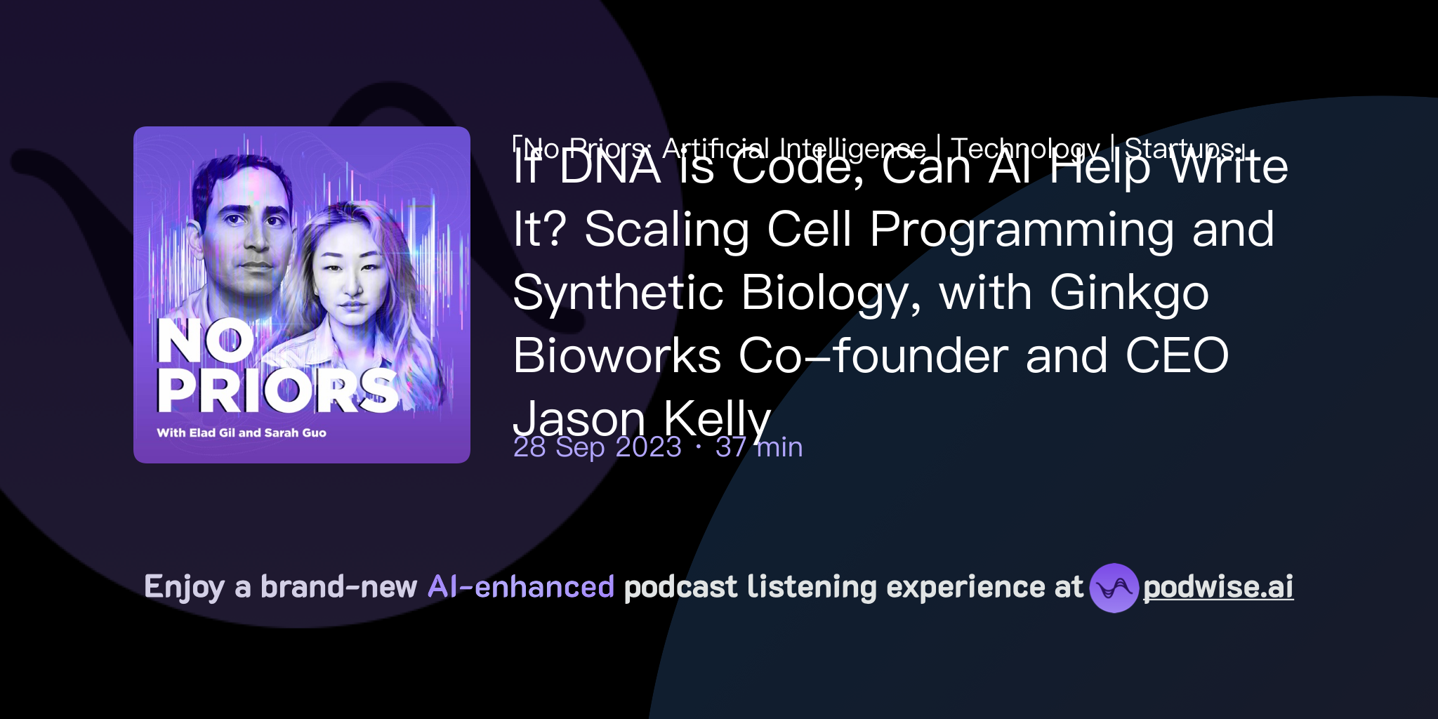 If DNA is Code, Can AI Help Write It? Scaling Cell Programming and ...