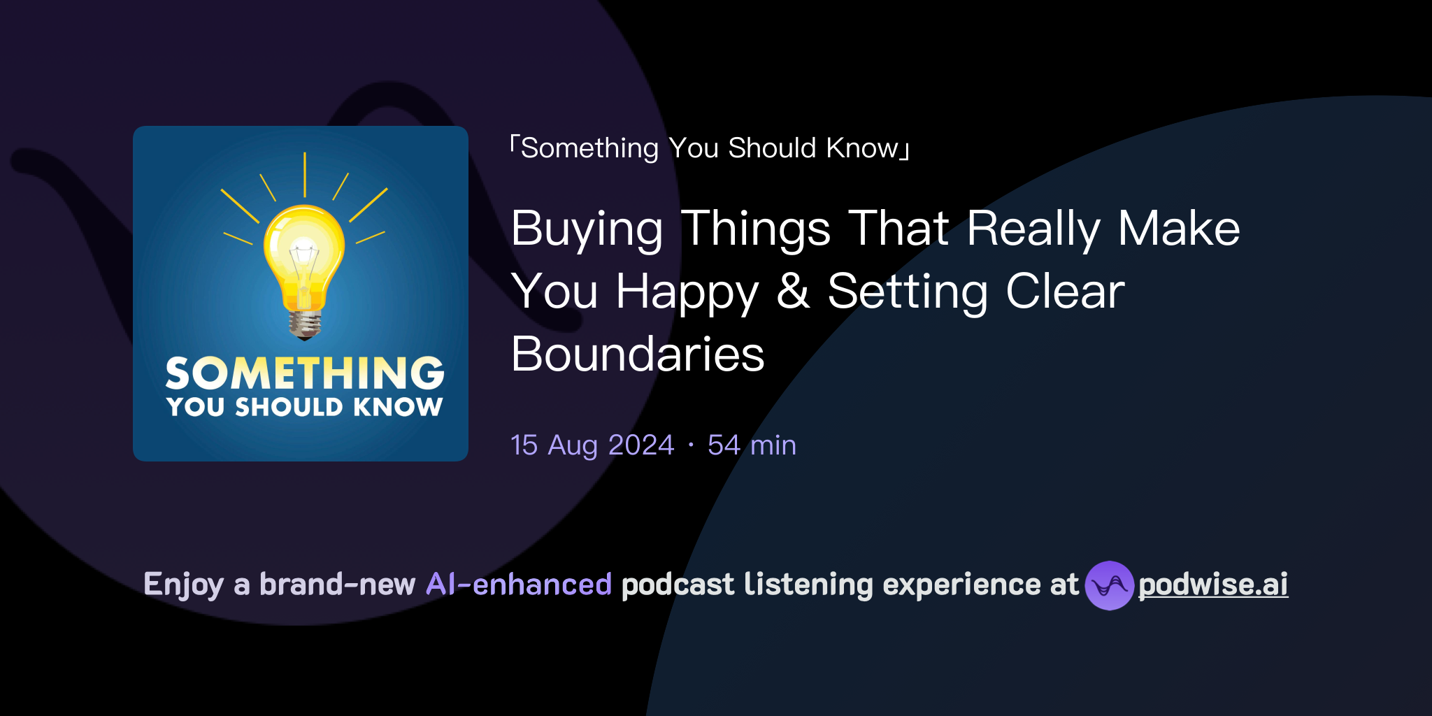 Buying Things That Really Make You Happy & Setting Clear Boundaries ...