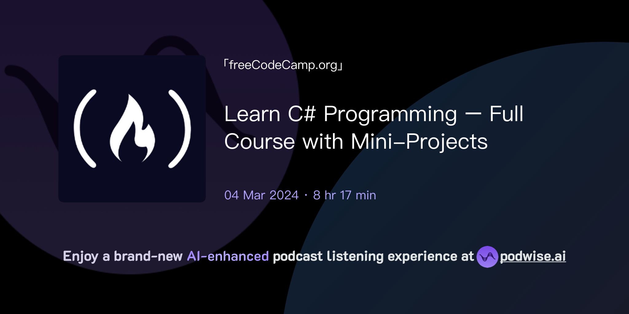 Learn C# Programming – Full Course with Mini-Projects | freeCodeCamp ...