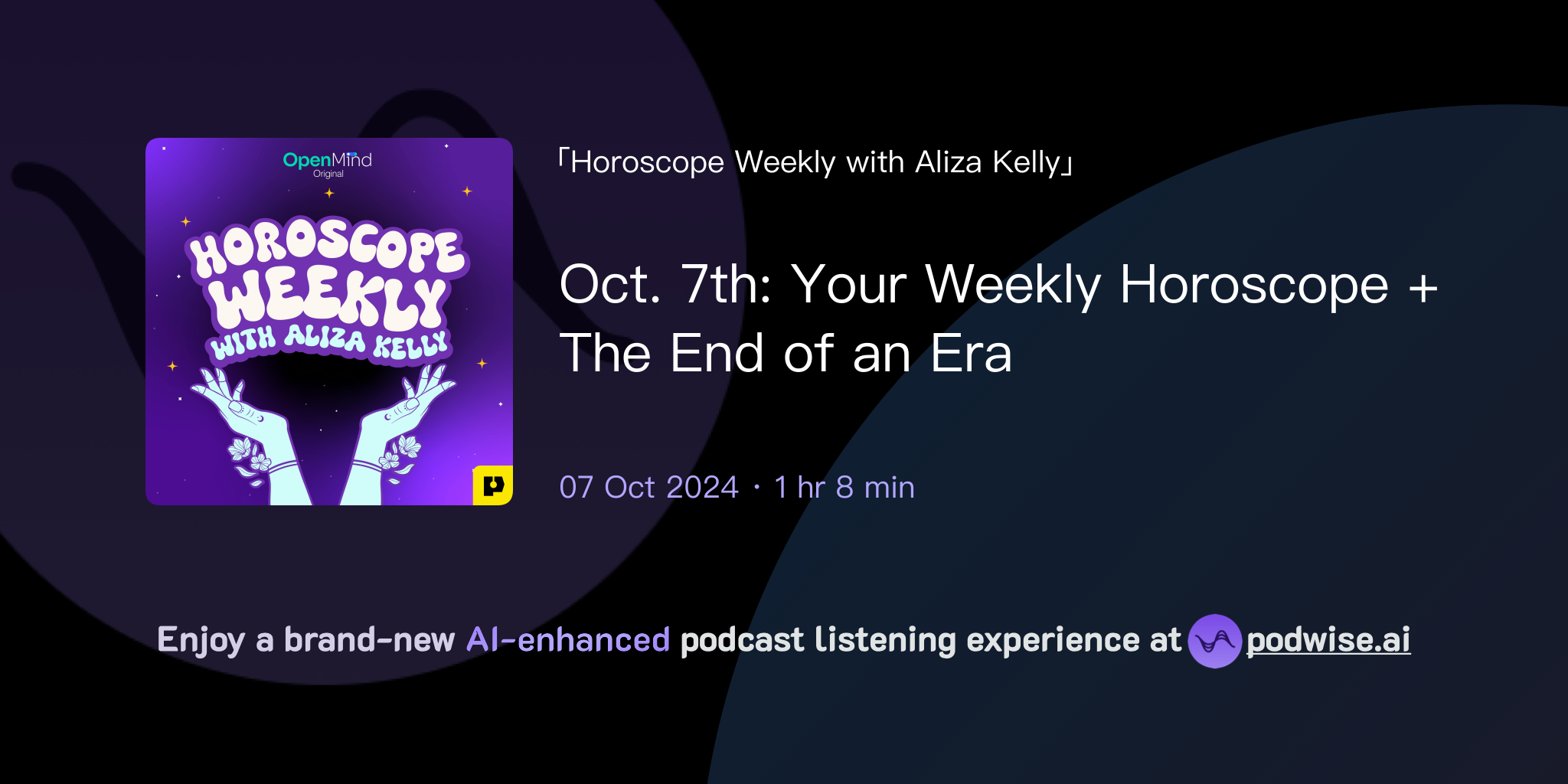 Oct. 7th Your Weekly Horoscope + The End of an Era Horoscope Weekly(03)