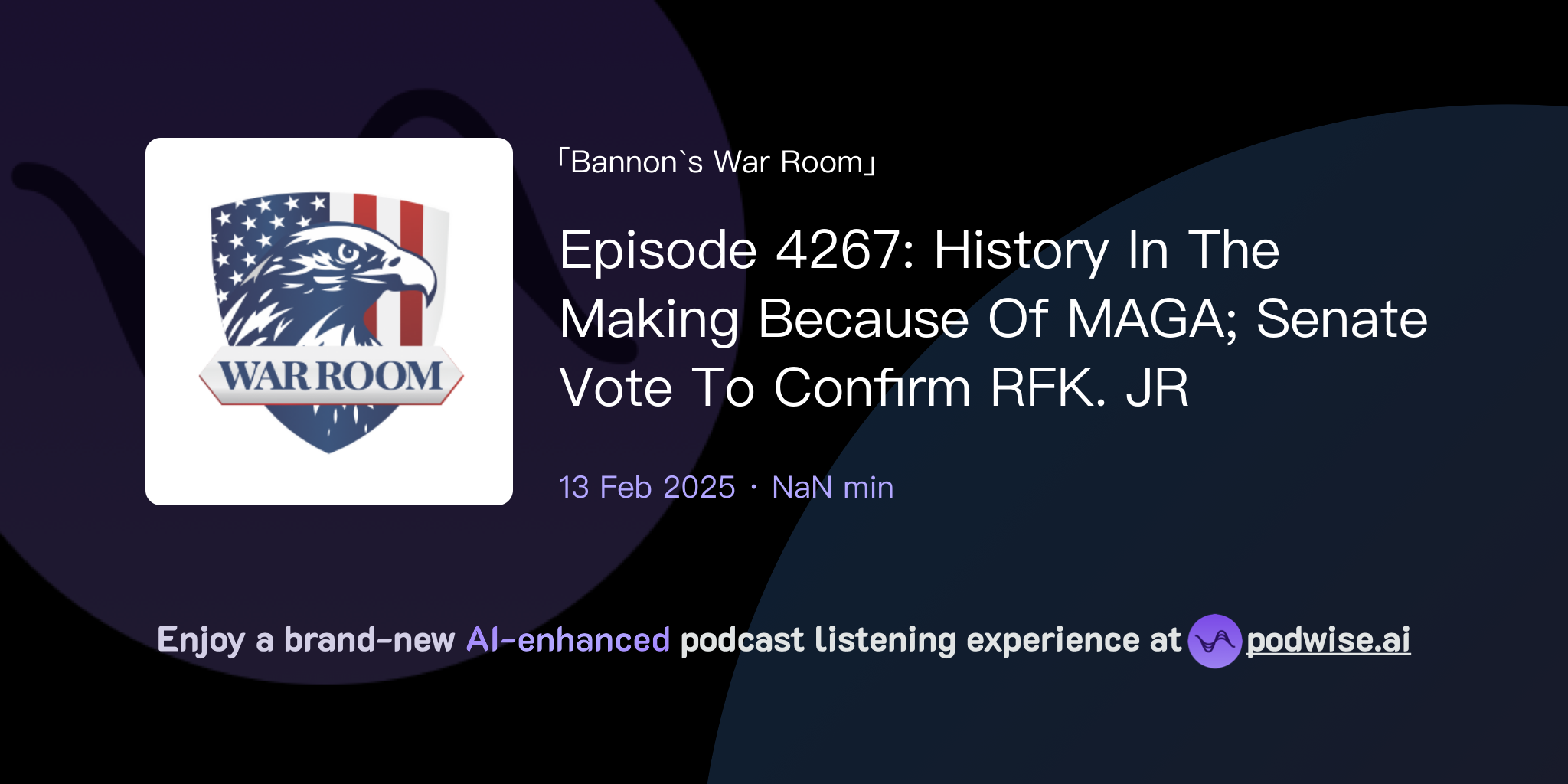 Episode 4267: History In The Making Because Of MAGA; Senate Vote To ...